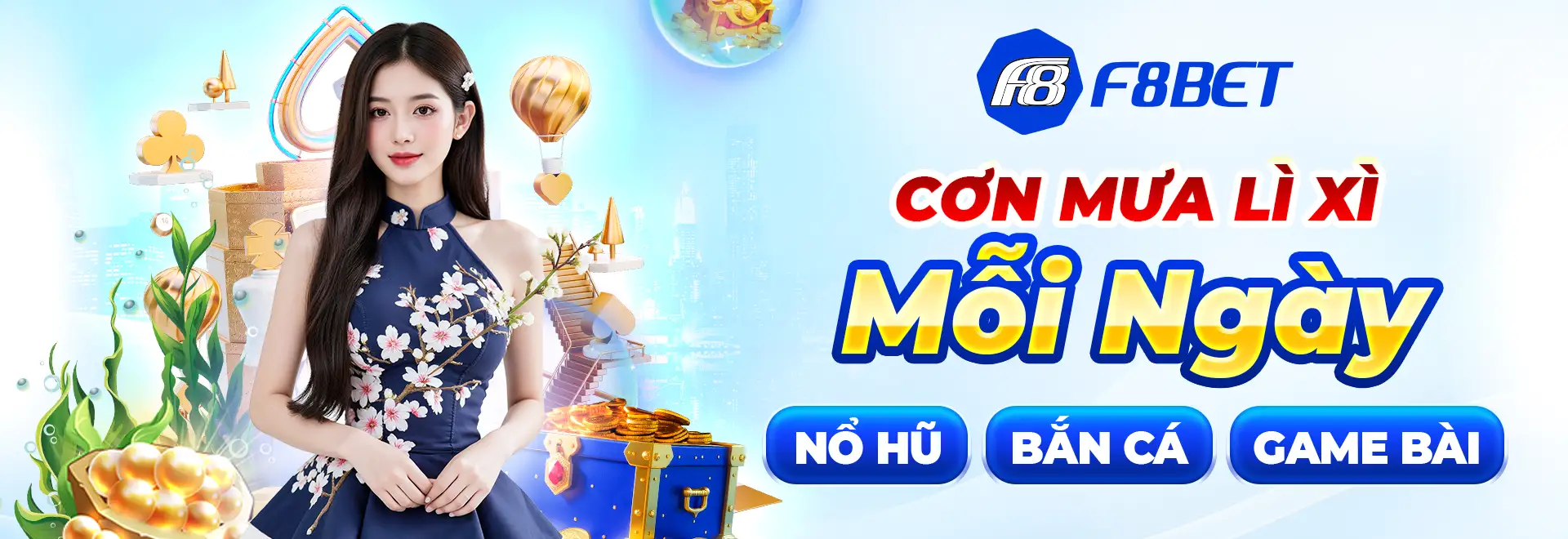 Banner trang chủ F8BET chính thức 2026